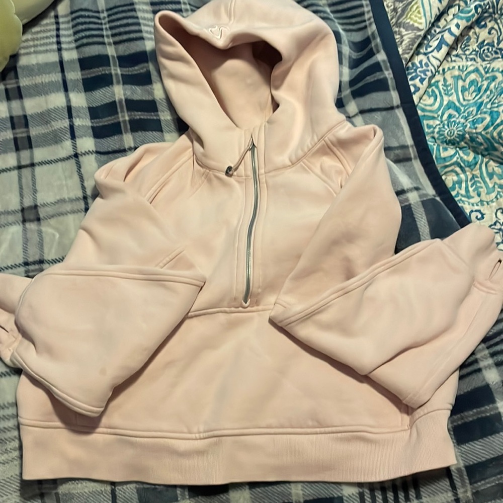 scuba crop half zip